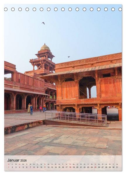 Produktbild: Indien - Impressionen (Tischkalender 2026 DIN A5 hoch), CALVENDO Monatskalender