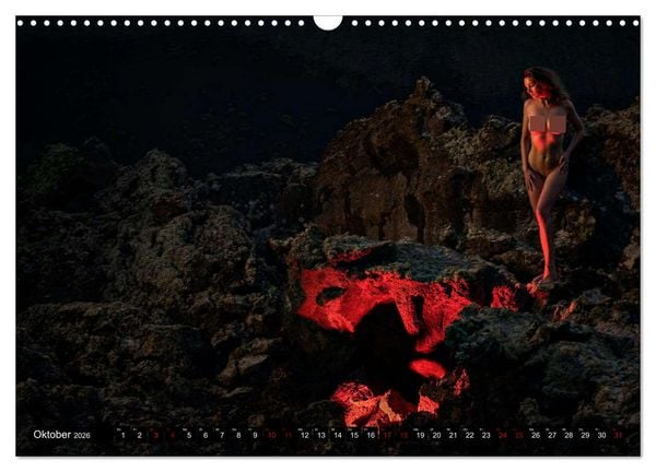 Produktbild: Lanzarote - Aktaufnahmen auf der Vulkaninsel (Wandkalender 2026 DIN A3 quer), CALVENDO Monatskalender