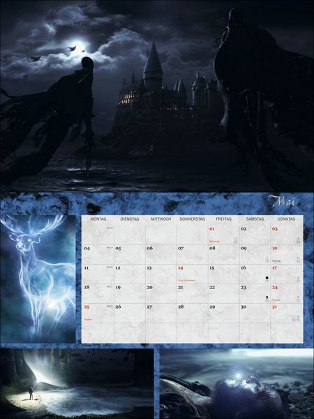 Produktbild: Harry Potter Broschur XL Kalender 2026