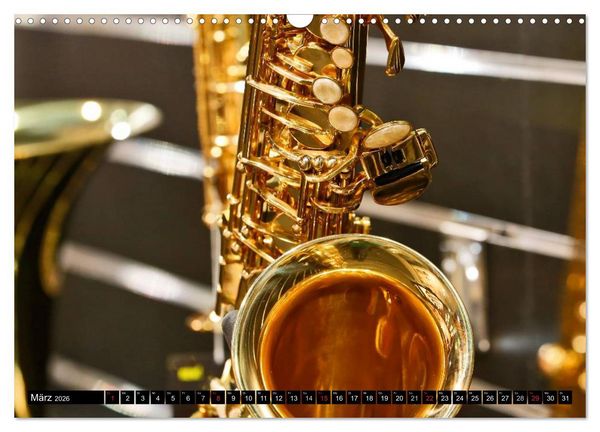 Produktbild: Die Welt der Musikinstrumente (Wandkalender 2026 DIN A3 quer), CALVENDO Monatskalender
