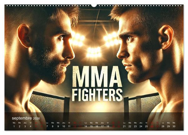 Produktbild: MMA - Mixed Martial Arts France (Calendrier mural 2026 DIN A2 vertical) calendrier de bureau