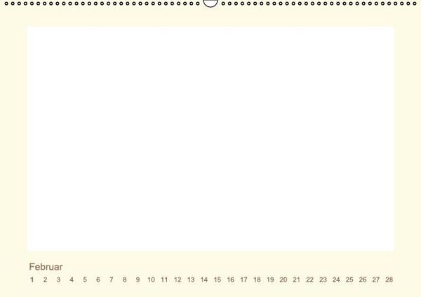 Produktbild: Immerw&auml;hrender Kalender zum selber Gestalten (Wandkalender immerw&auml;hrend DIN A4 quer)
