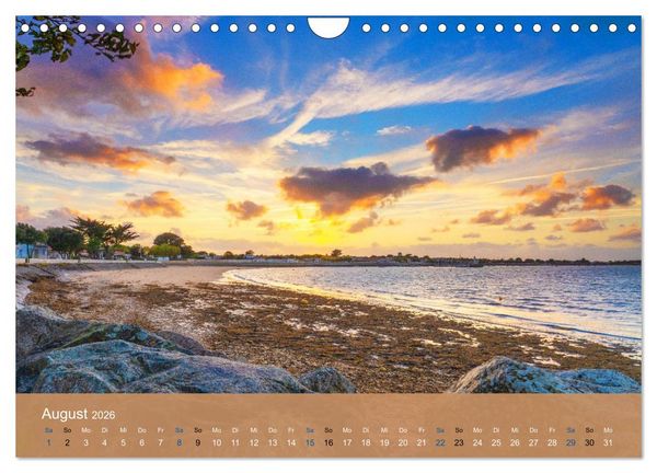 Produktbild: Die Bretagne - Sonne und das Meer (Wandkalender 2026 DIN A4 quer), CALVENDO Monatskalender