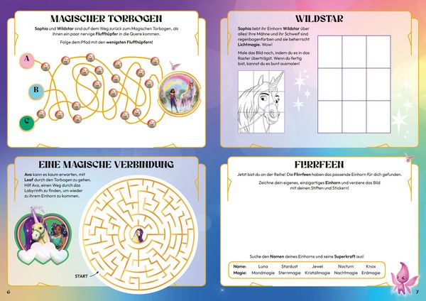 Produktbild: Unicorn Academy &ndash; Stickerbuch