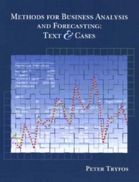 Produktbild: Methods for Business Analysis and Forecasting: Text and Cases [With Disk]