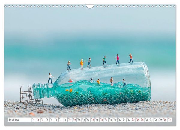 Produktbild: Miniatur-Universum: Ein Jahr in kleinen Welten (Wandkalender 2026 DIN A3 quer), CALVENDO Monatskalender