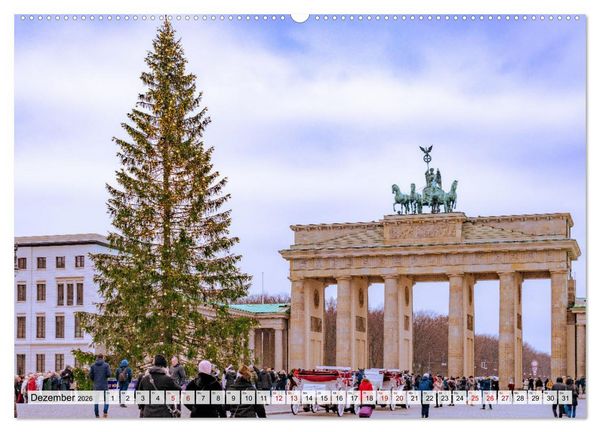 Produktbild: Berlin rund ums Jahr (hochwertiger Premium Wandkalender 2026 DIN A2 quer), Kunstdruck in Hochglanz