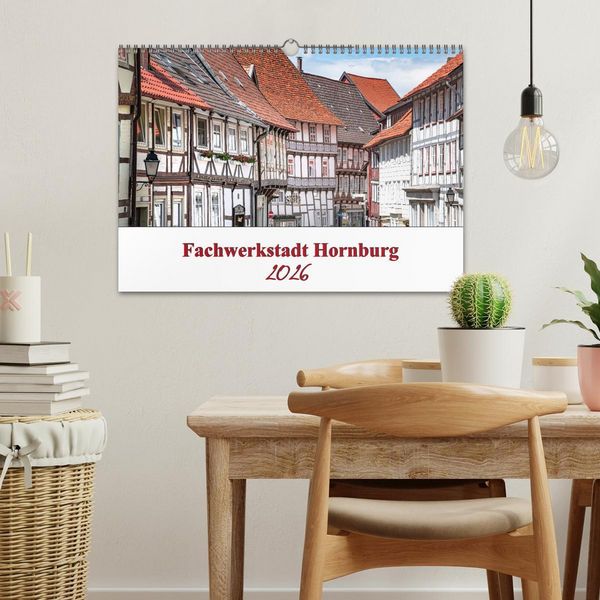 Produktbild: Fachwerkstadt Hornburg (Wandkalender 2026 DIN A3 quer), CALVENDO Monatskalender