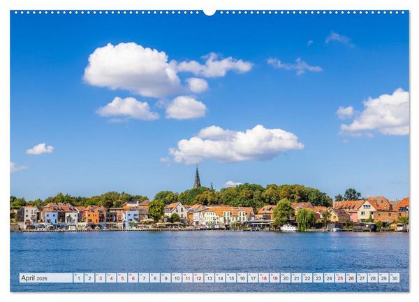 Produktbild: Tour um die gro&szlig;en Seen der Mecklenburgischen Seenplatte (hochwertiger Premium Wandkalender 2026 DIN A2 quer), Kunstdruck in Hochglanz