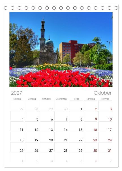 Produktbild: Tischplaner 2027 - POTSDAM. Du bist so sch&ouml;n (A5 Tischkalender zum Aufstellen) CALVENDO