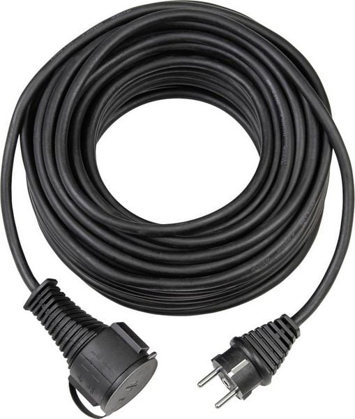 Brennenstuhl 1161450 Strom Verlängerungskabel Schwarz 10.00m H05RR-F 3G 1,5mm²