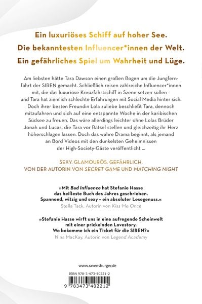Produktbild: Bad Influence. Reden ist Silber, Posten ist Gold