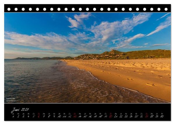 Produktbild: Sardinien Panoramakalender / CH-Version (Tischkalender 2027 DIN A5 quer), CALVENDO Monatskalender