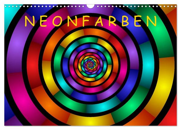 Produktbild: Neonfarben (Wandkalender 2026 DIN A3 quer), CALVENDO Monatskalender