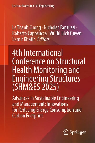 Produktbild: 4th International Conference on Structural Health Monitoring and Engineering Structures (SHM&ES 2025)