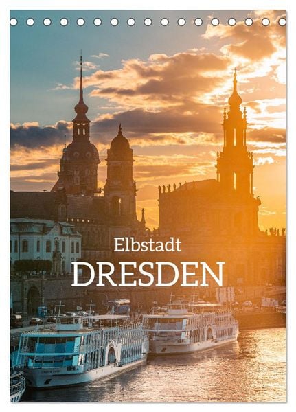 Produktbild: Elbstadt Dresden (Tischkalender 2026 DIN A5 hoch), CALVENDO Monatskalender