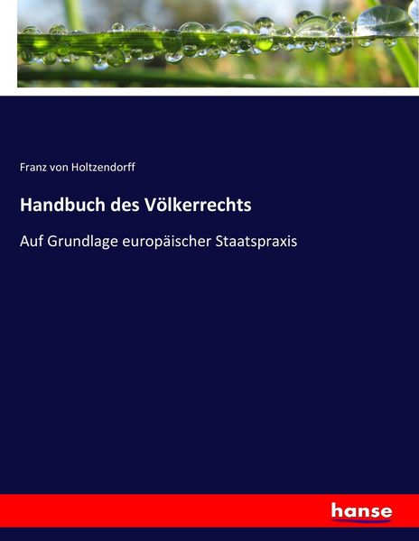 Produktbild: Handbuch des V&ouml;lkerrechts