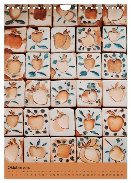 Produktbild: Portugiesischer Fliesen - Azulejos f&uuml;r Fliesenleger, Kunst- und Portugal-Liebhaber (Wandkalender 2026 DIN A4 hoch), CALVENDO Monatskalender