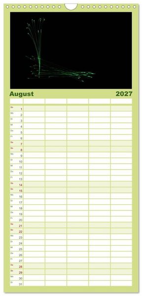 Produktbild: Familienplaner 2027 - Minimalistisch mit 5 Spalten (Wandkalender, 21 x 45 cm) CALVENDO