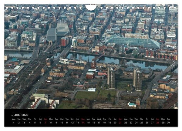 Produktbild: Glasgow from the Air (Wall Calendar 2026 DIN A4 landscape), CALVENDO 12 Month Wall Calendar