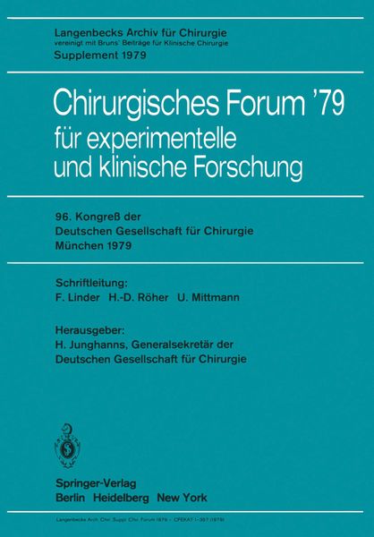 Produktbild: Chirurgisches Forum &rsquo;79