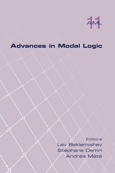 Produktbild: Advances in Modal Logic Volume 11