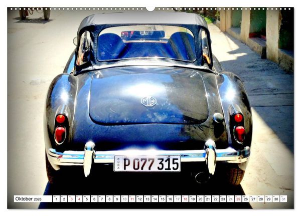 Produktbild: MGA Roadster - Filmstar auf R&auml;dern (Wandkalender 2026 DIN A2 quer), CALVENDO Monatskalender