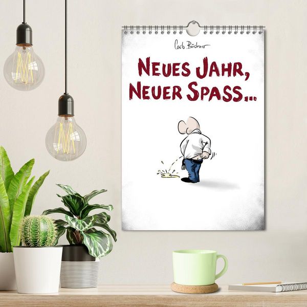 Produktbild: NEUES JAHR, NEUER SPASS... (Wandkalender 2026 DIN A4 hoch), CALVENDO Monatskalender
