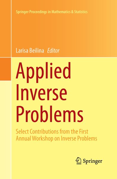 Produktbild: Applied Inverse Problems