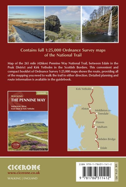 Produktbild: Walking the Pennine Way Map Booklet