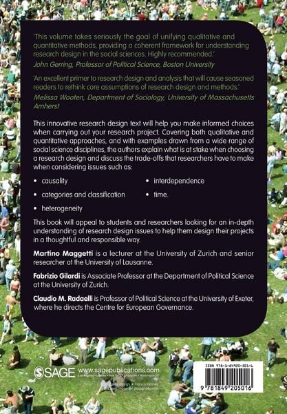 Produktbild: Designing Research in the Social Sciences