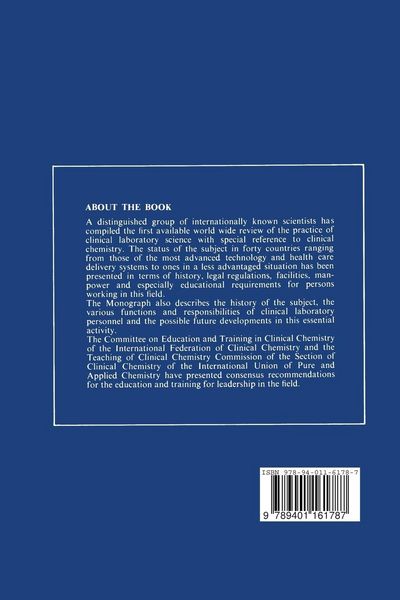Produktbild: Education and Training for Clinical Chemistry