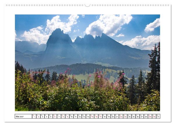 Produktbild: &Uuml;ber dem Gr&ouml;dnertal (hochwertiger Premium Wandkalender 2027 DIN A2 quer), Kunstdruck in Hochglanz