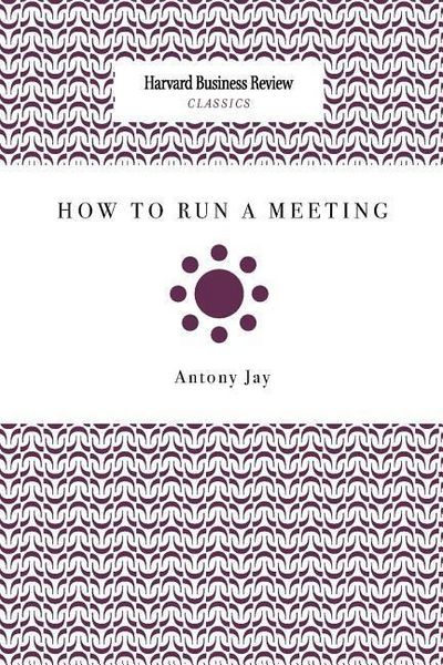 Produktbild: How to Run a Meeting