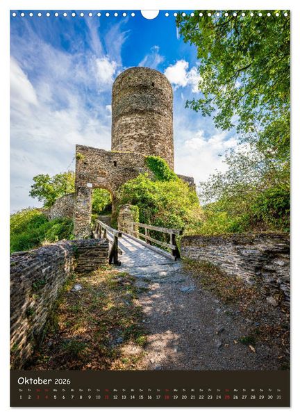 Produktbild: Burgen am Mittelrhein (Wandkalender 2026 DIN A3 hoch), CALVENDO Monatskalender