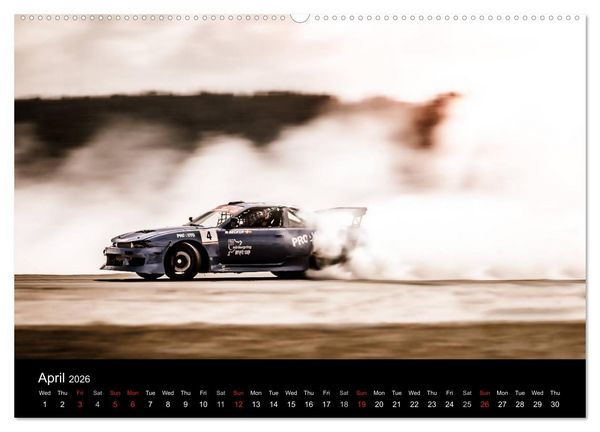 Produktbild: Drifting at the Nurburgring (High Quality Premium Wall Calendar 2026 DIN A2 landscape),CALVENDO 12 Month Wall Calendar