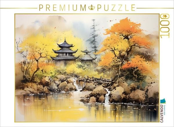 CALVENDO Puzzle Ruhiger Sommerabend | 1000 Teile Lege-Größe 64x48cm Foto-Puzzle für glückliche Stunden