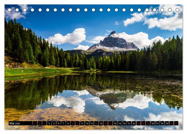 Produktbild: Berge. Alpenseen (Tischkalender 2026 DIN A5 quer), CALVENDO Monatskalender