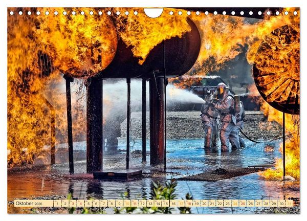 Produktbild: Feuerwehr - weltweit im Einsatz (Wandkalender 2026 DIN A4 quer), CALVENDO Monatskalender