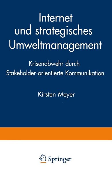 Produktbild: Internet und strategisches Umweltmanagement