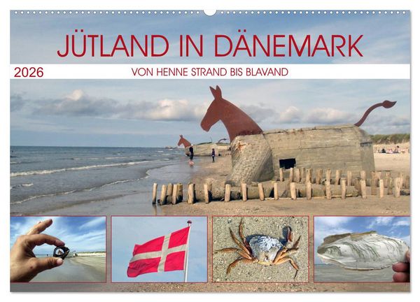 Produktbild: J&uuml;tland in D&auml;nemark - Von Henne Strand bis Blavand (Wandkalender 2026 DIN A2 quer), CALVENDO Monatskalender