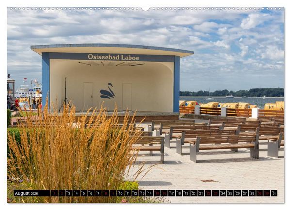 Produktbild: Laboe - Urlaub am Meer (hochwertiger Premium Wandkalender 2026 DIN A2 quer), Kunstdruck in Hochglanz