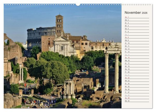 Produktbild: Rom - Die Ewige Stadt (Wandkalender 2026 DIN A2 quer), CALVENDO Monatskalender