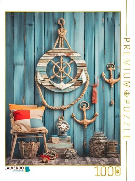 Produktbild: CALVENDO Puzzle Strandidylle | 1000 Teile Lege-Gr&ouml;&szlig;e 64x48cm Foto-Puzzle f&uuml;r gl&uuml;ckliche Stunden
