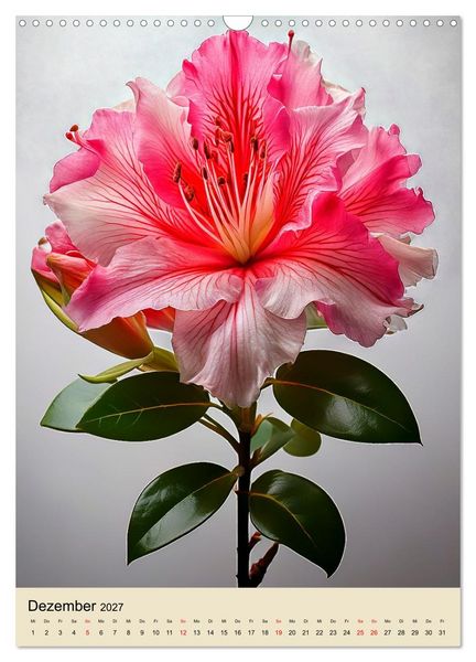 Produktbild: Solit&auml;r: Die Eleganz der Einzelbl&uuml;te (Wandkalender 2027 DIN A3 hoch), CALVENDO Monatskalender