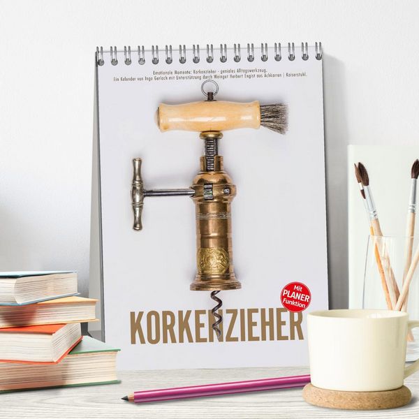Produktbild: Emotionale Momente: Korkenzieher - geniales Alltagswerkzeug. Planer. (Tischkalender 2026 DIN A5 hoch), CALVENDO Monatskalender
