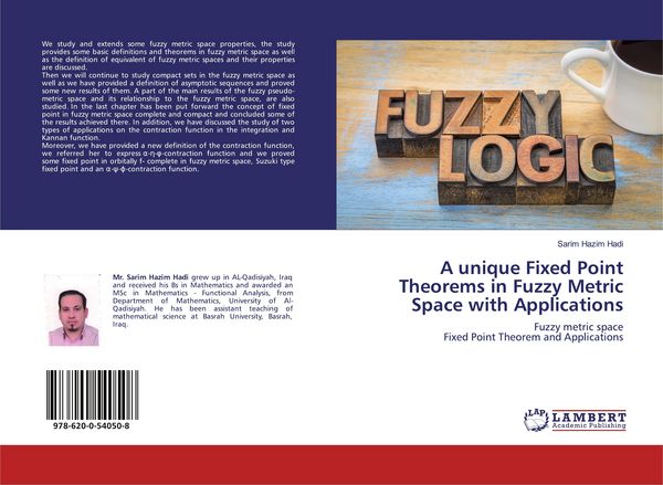 Produktbild: A unique Fixed Point Theorems in Fuzzy Metric Space with Applications