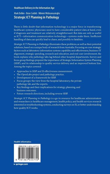 Produktbild: Strategic ICT Planning in Pathology