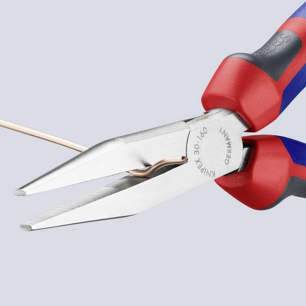 Produktbild: Knipex 30 15 160 Elektronik- u. Feinmechanik Flachzange Gerade Chrom-Vanadium Elektrostahl 160 mm