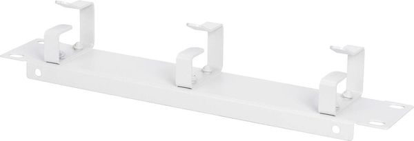 Produktbild: Digitus DN-10 ORG-1U 10 Zoll Netzwerkschrank-Kabelf&uuml;hrung Festeinbau Geeignet f&uuml;r Schranktiefe: ab 300 mm Lichtgrau (RAL 7035)